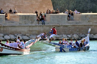 Eski Marseille bağlantı noktası üzerinde jousting