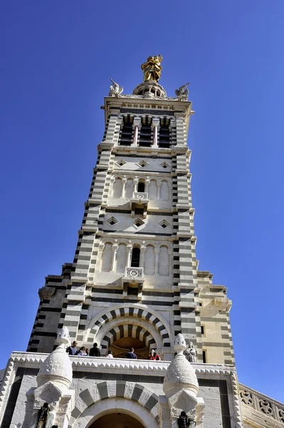 Basilica Notre Dame der Garde marseille — Stockfoto
