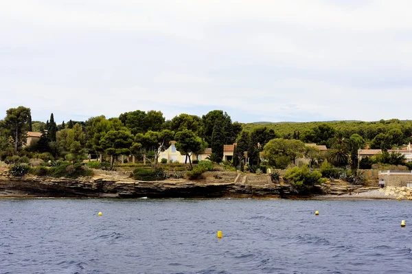 Coastal landscape between Cassis and Marseille — Stock Photo, Image