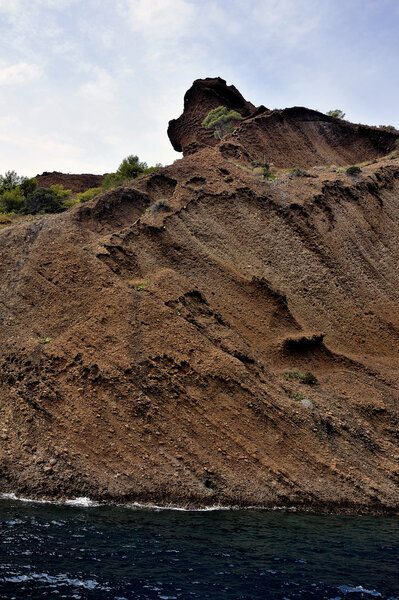 Coastal landscape between Cassis and Marseille