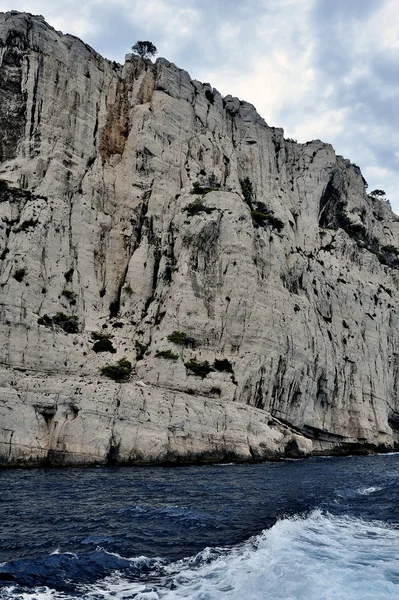 Kustlandskap mellan Cassis och Marseille — Stockfoto