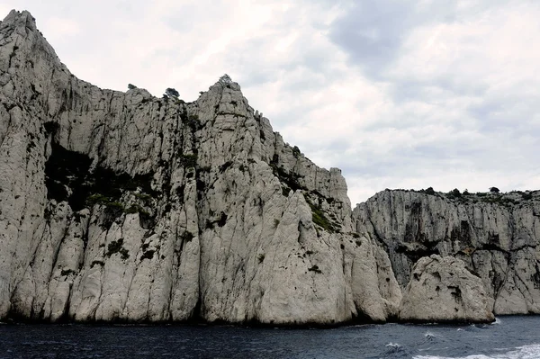 Kustlandskap mellan Cassis och Marseille — Stockfoto