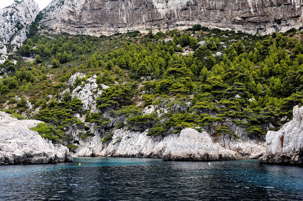 Coastal landscape between Cassis and Marseille