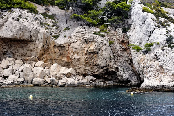 Paesaggio costiero tra Cassis e Marsiglia — Foto Stock