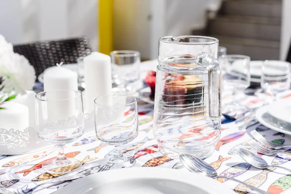 Table Set Event Party Wedding Reception — Stock Photo, Image