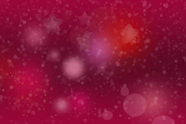 Bright marsala background with white snowflakes border on right side — 图库照片