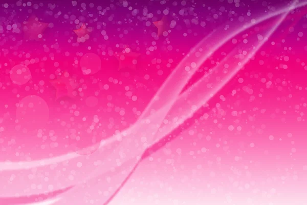 Fundo digital rosa horizontal com flocos de neve brancos e efeito de movimento — Fotografia de Stock