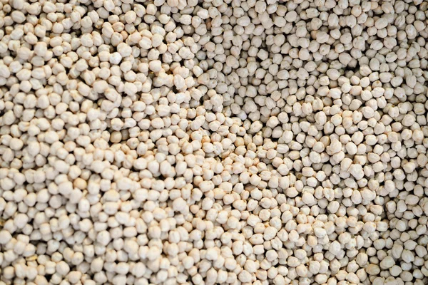 Beans in market stall container — Stock Photo, Image