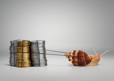 Para Çekme kavramı salyangoz bankacılık, kopyalama alanı