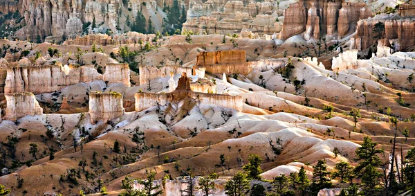 Bryce Canyon with magnificent Stone formation in Morning light — Stock Photo, Image