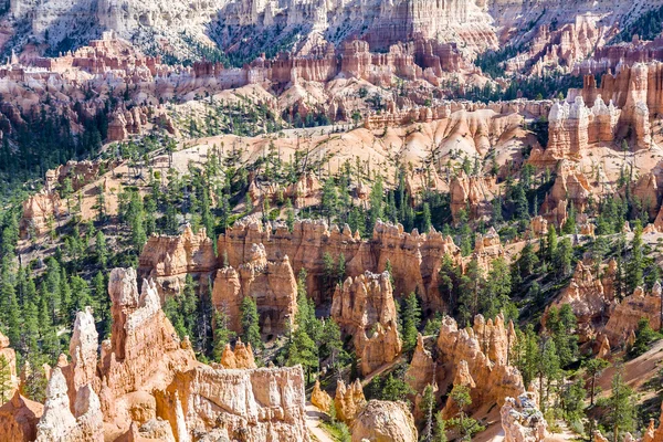 Bela paisagem em Bryce Canyon com forma de pedra magnífica — Fotografia de Stock