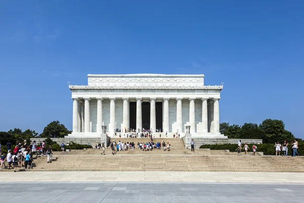 insanlar lincoln Anıtı ziyaret