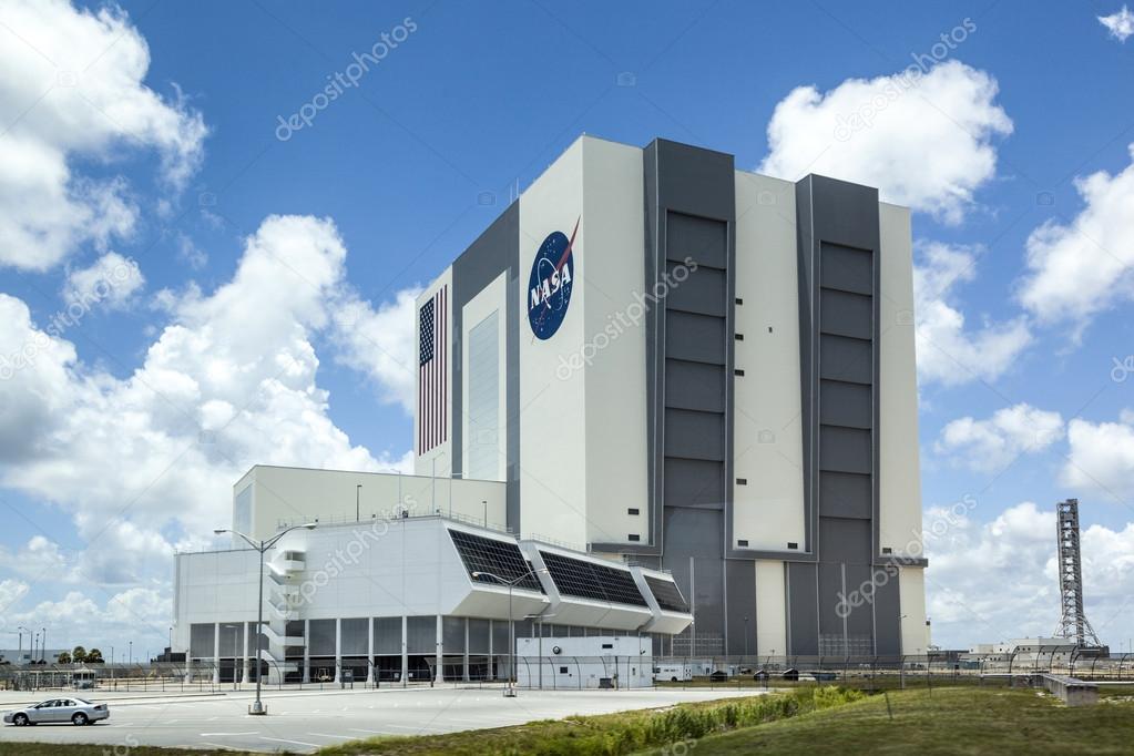 ORLANDO, USA - JULY 25, 2010: The Vehicle Assembly Building at NASA, Kennedy Space Center in Florida, Orlando.