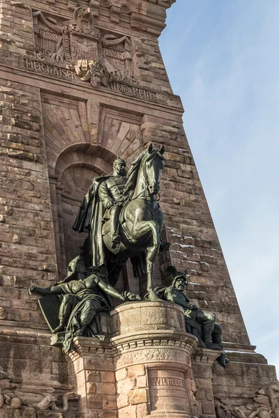 Monumento Wilhelm I en Kyffhaeuser Mountain Turingia, Alemania —  Fotos de Stock