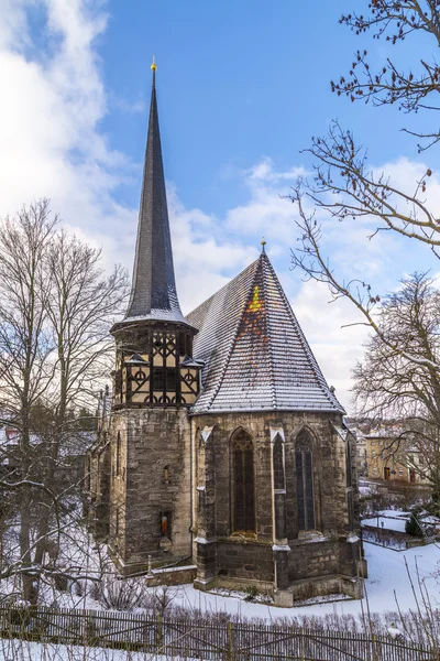 在 Muehlhausen 圣 Petrikirche — 图库照片