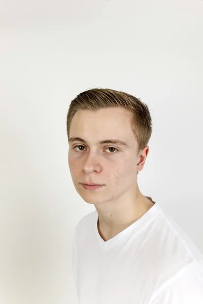 Portrait of cute teenage boy — Stock Photo, Image