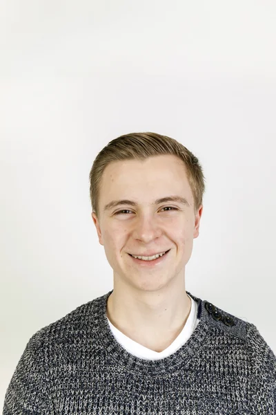 Portrait of laughing teenage boy — Stock Photo, Image