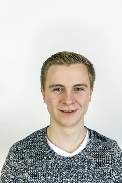 Portrait of cute teenage boy — Stock Photo, Image