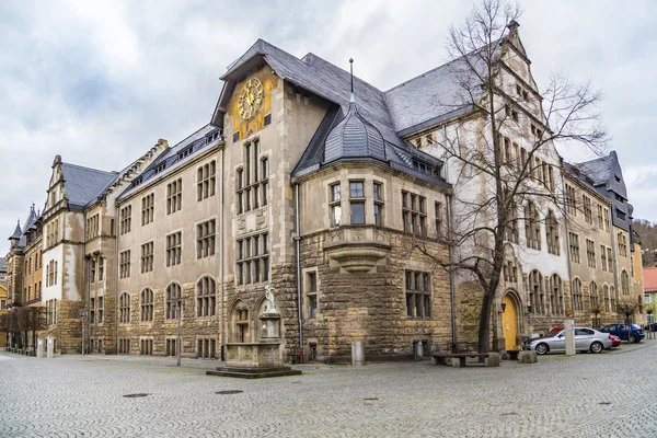 Pohled na staré město Rudolstein v Durynsku — Stock fotografie