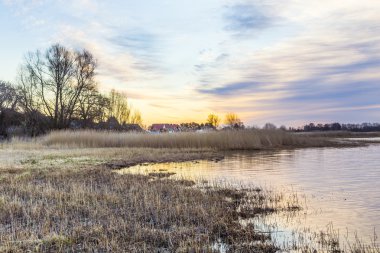 Usedom adasında durgun manzaraya 