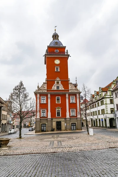 scenic view to old hall of Gotha in Thuringia