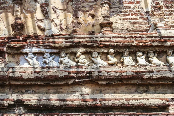 Fresco in the old Kings Palace in Polonnaruwa — Stock Photo, Image