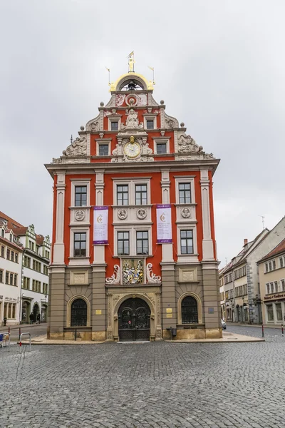 Schilderachtig uitzicht op het oude stadhuis in Gotha — Stockfoto