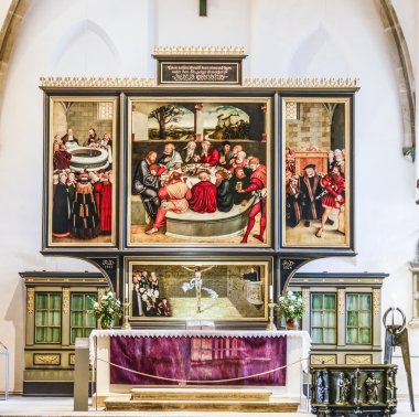 Lucas Cranach Wittenber toplumsal kilisede ünlü sunak
