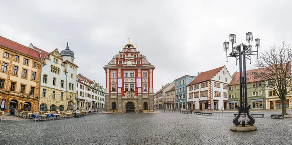 Scenic view to old town hall in Gotha — Stock Photo, Image