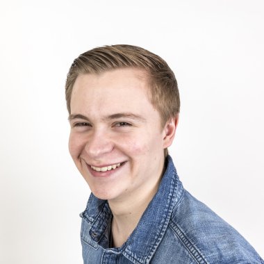 Sevimli bir gencin portresi. 