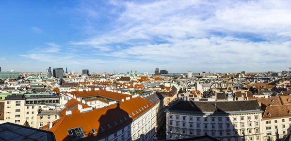 Flygfoto över Wien City Skyline — Stockfoto