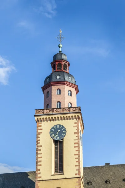 Igreja de Santa Catarina é a maior igreja luterana de Frankfurt — Fotografia de Stock