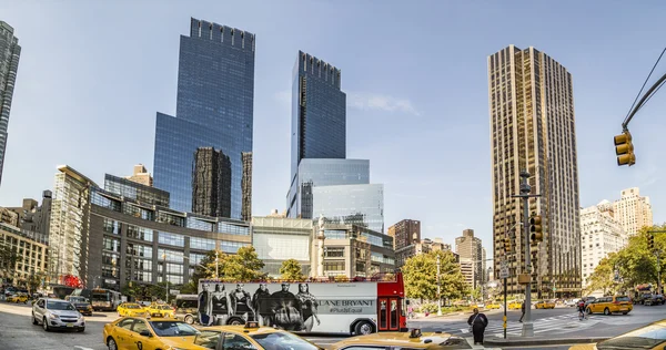 StreetView i New York på columbus torg — Stockfoto