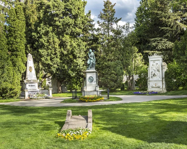 Переглянути Відень Центральної кладовищі, місце, де знамениті люди — стокове фото