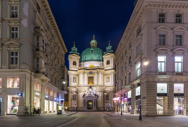 Chiesa cattolica di San Pietro (Katholische Kirche St. Peter), Vienna — Foto Stock