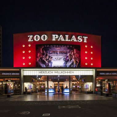 gece gala sinema Berlin Hayvanat Bahçesi Palast
