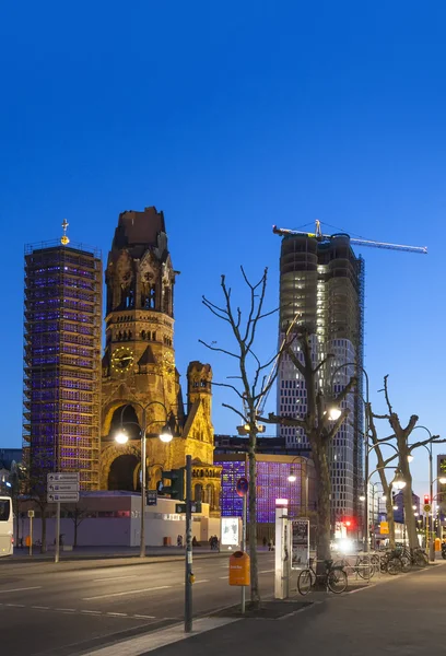 Gedaechtniskirche Berlin Kudamm adlı — Stok fotoğraf