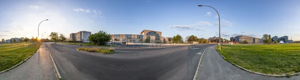 Edificios del gobierno alemán con panorama de Spree bogen en Berli — Foto de Stock