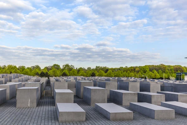 Förintelseminnesmärke i Berlin — Stockfoto