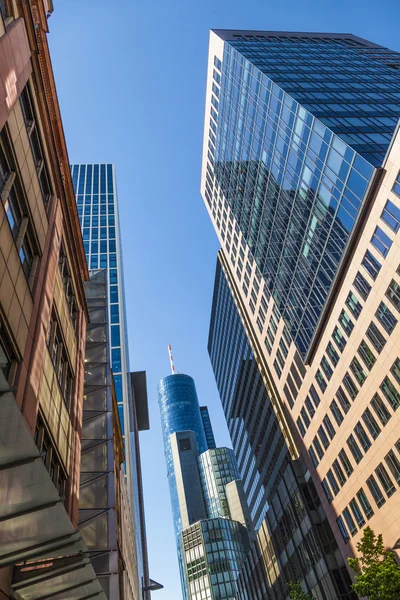 Downtown architecture with skyscrapers — Stock Photo, Image