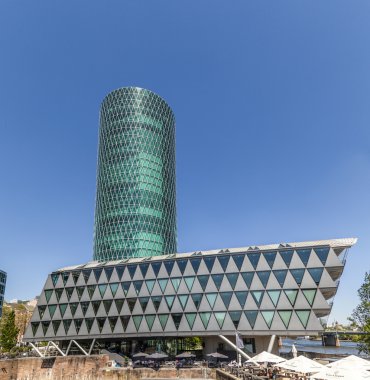 frankfurt liman alanında westhafen Kulesi