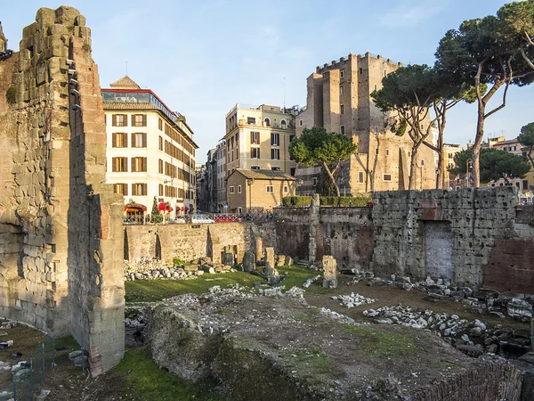 Ruiny Trajánův trhu (Mercati di Traiano) v Římě — Stock fotografie