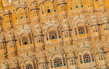 Hawa Mahal, rüzgarların saray, Jaipur, Rajasthan, Hindistan. 