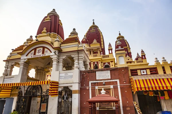 델리에 있는 Shri Digambar 자이나교 랄 Mandir 사원 — 스톡 사진