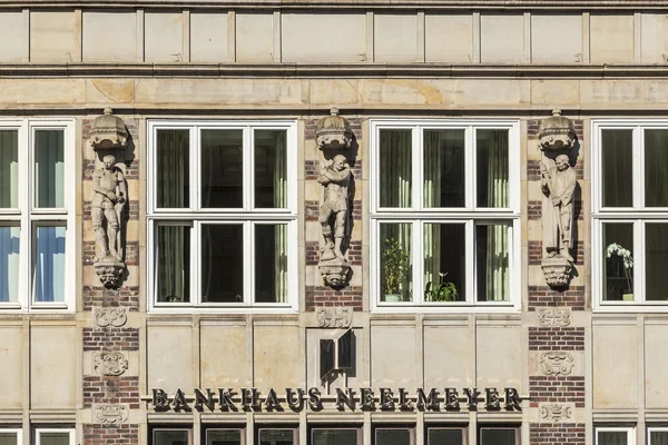 Headquarters of the german Bank Neelmeyer in Bremen — Zdjęcie stockowe