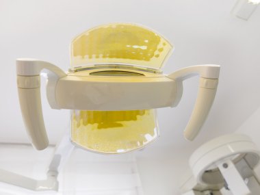 bir diş hekimi, tıbbi lamba