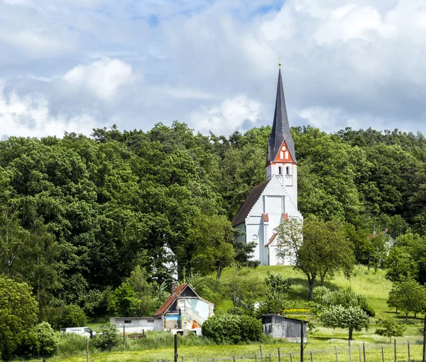 Stary, zabytkowy kościół w Rohrbach, Bawaria — Zdjęcie stockowe