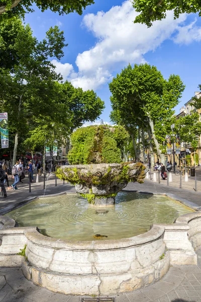 Nince top Fontain Aix en Provence — Stok fotoğraf