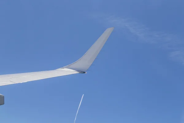 Detail des Flugzeugflügels — Stockfoto