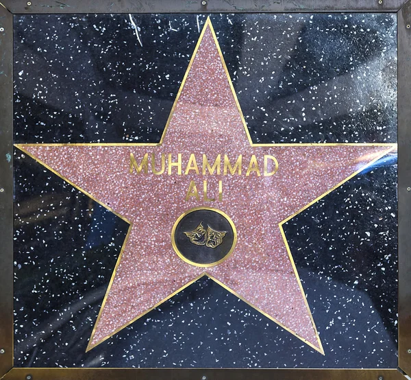 Muhammad ali του αστέρι στο hollywood με τα πόδια της φήμης — Φωτογραφία Αρχείου